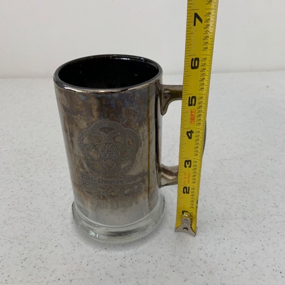 Vintage Disney Walt Disney World Epcot Center Etched Heavy Glass Mug - Picture 11 of 11